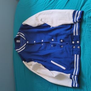 AWDis Varsity Jacket size Medium Men blue/white